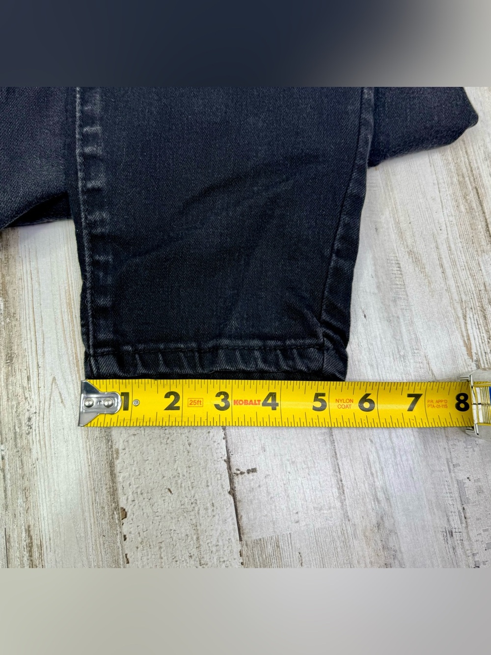 Lane Bryant Womens Jeans 16 (36x28) Black Skinny Leg Mid Rise Denim - Picture 8 of 12